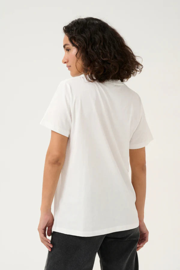 T-SHIRT MANCHE COURTE - KAFFE - 10509438 - 2 COULEURS