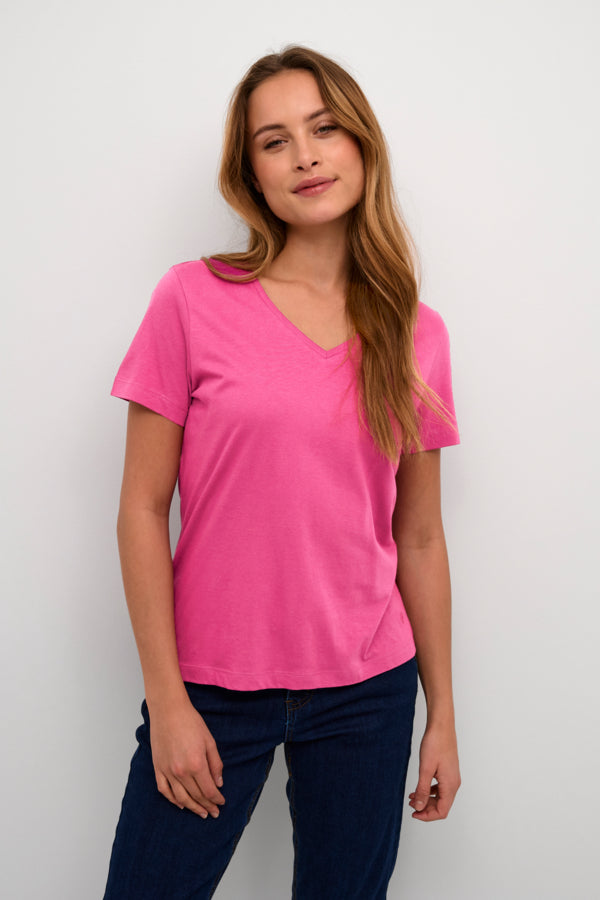 CHANDAIL MANCHE COURTE - CREAM - 10604508 - 7 COULEURS