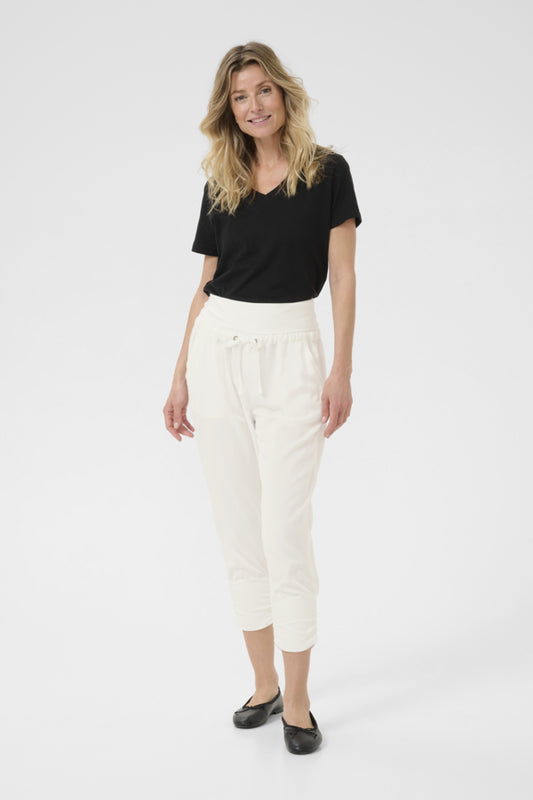 PANTALON CAPRI - CREAM - 10604697 - 5 COULEURS