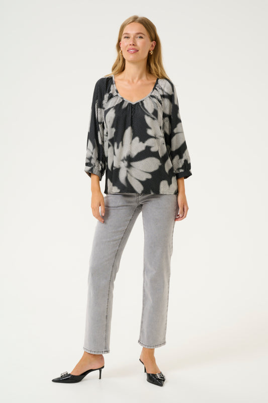 BLOUSE IMPRIMÉ - CREAM - 10612850