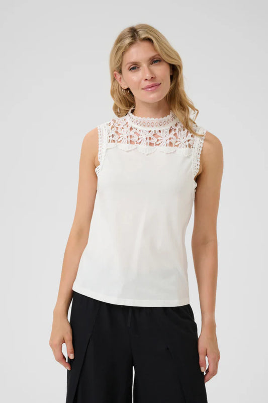 CAMISOLE BRETELLE - CREAM - 10613703 - 2 COULEURS