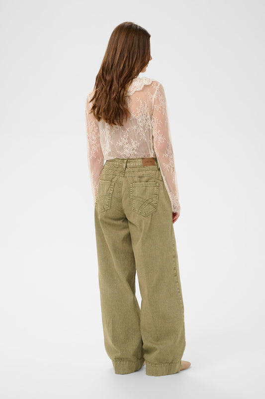 PANTALON AMPLE - CREAM - 10614836