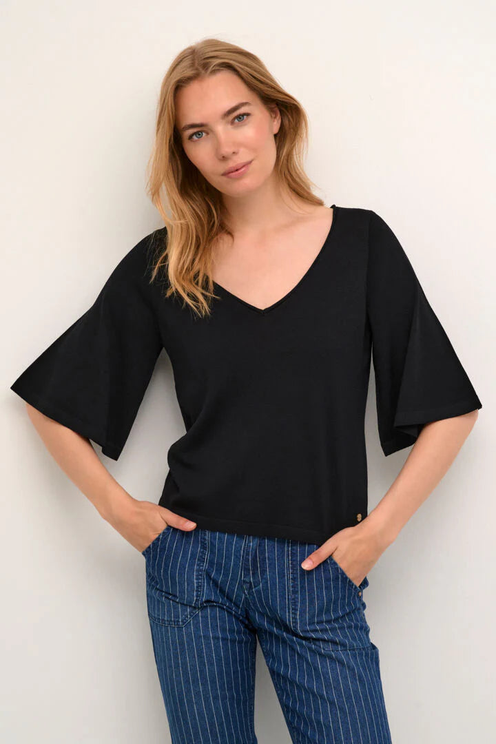 BLOUSE MANCHE 3/4 - CREAM - 10612355