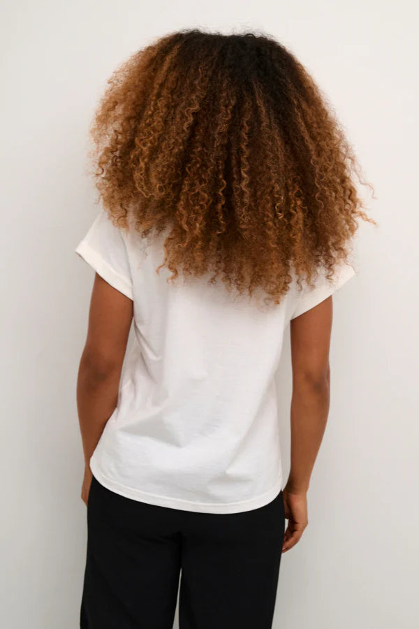 T-SHIRT MANCHE COURTE - CREAM - 10612938