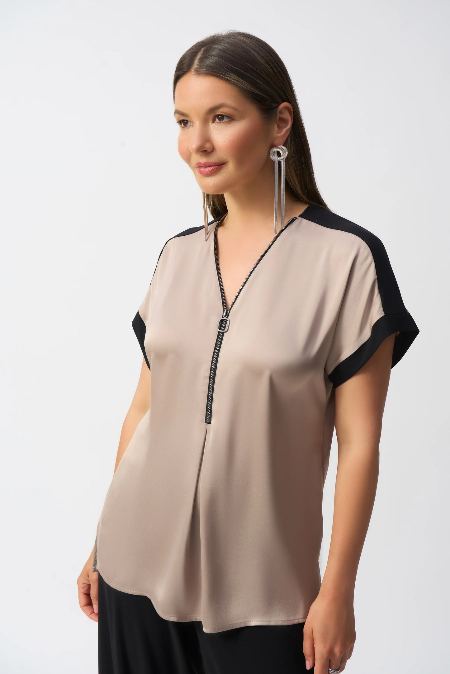 BLOUSE ZIPPER - JOSEPH RIBKOFF - 251247
