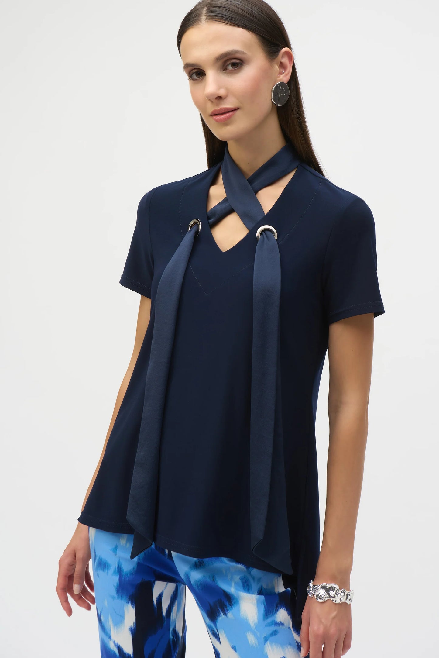 BLOUSE MANCHE COURTE - JOSEPH RIBKOFF - 252100