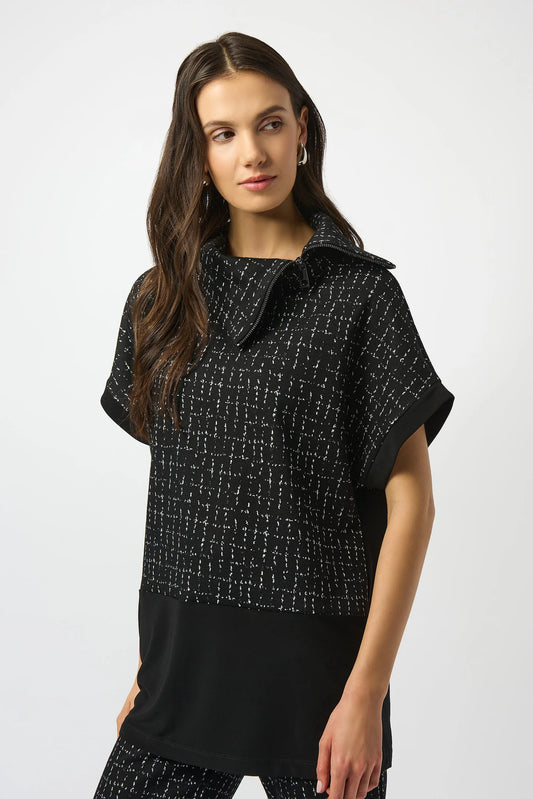 TUNIQUE COL BAVEUX - JOSEPH RIBKOFF - 253234