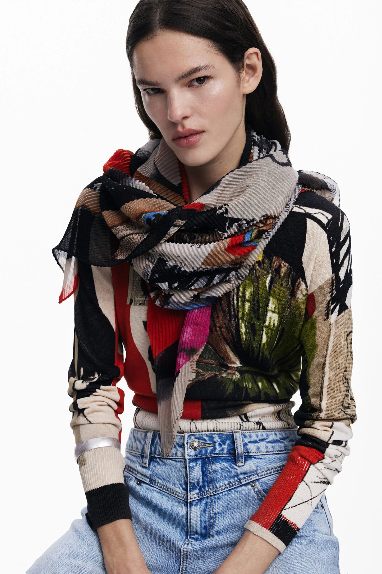 ACCESSOIRE FOULARD - DESIGUAL - 25SAWA40.9019