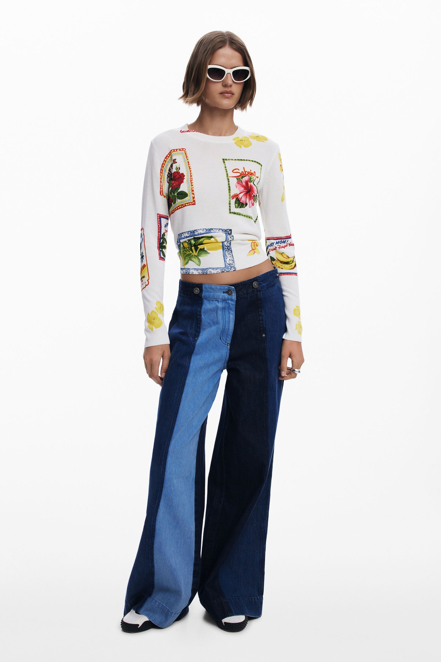 CHANDAIL IMPRIMÉ - DESIGUAL - 25SWJF32.1001