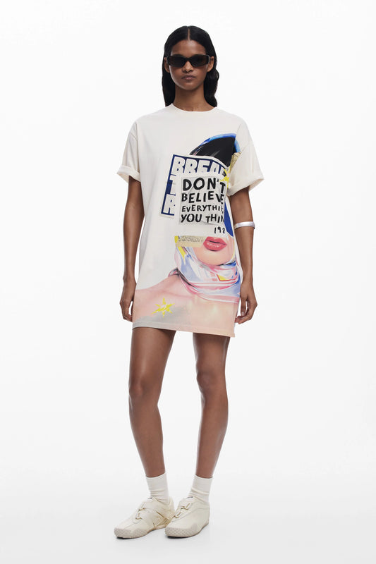 ROBE T-SHIRT - DESIGUAL - 25SWVK20.6008