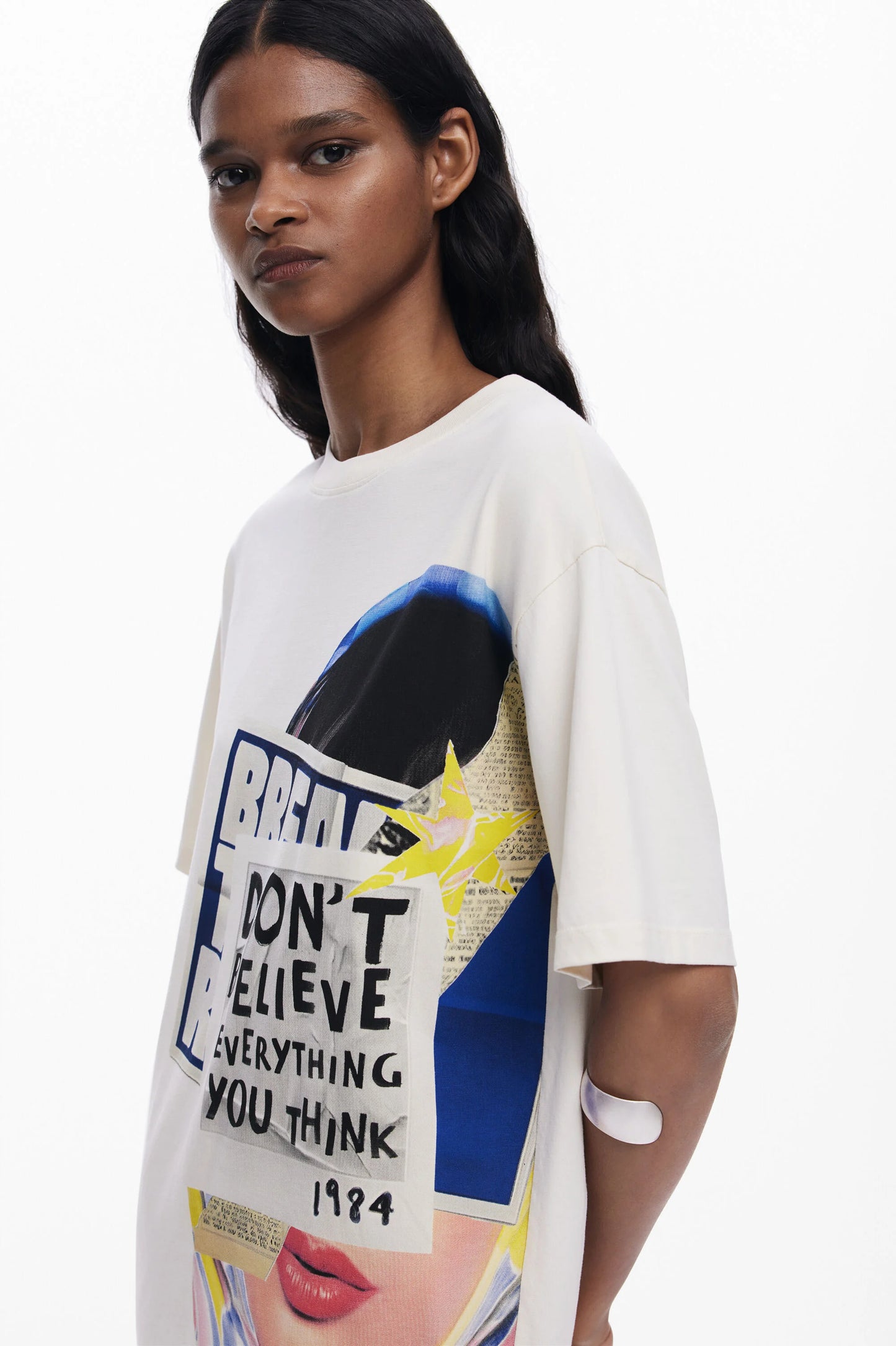 ROBE T-SHIRT - DESIGUAL - 25SWVK20.6008