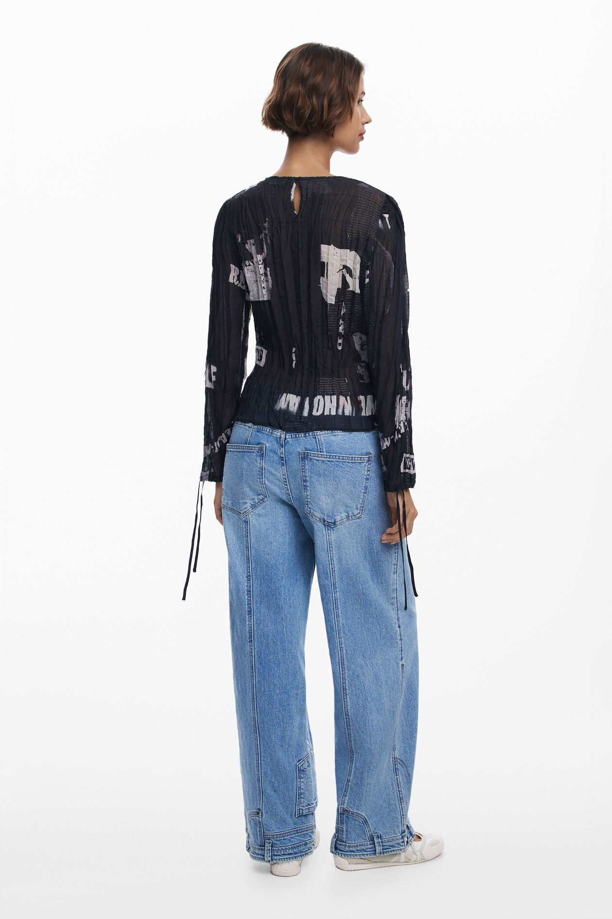 BLOUSE VOILÉ - DESIGUAL - 25WWBW04