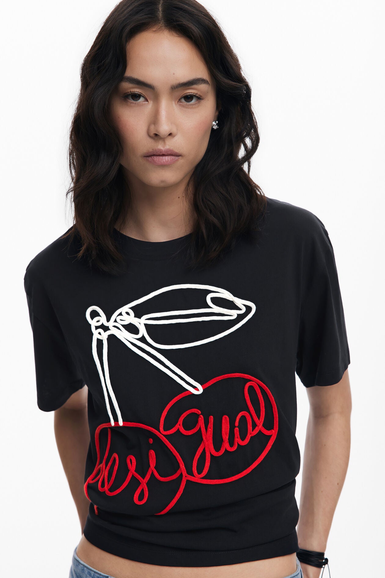 T-SHIRT MANCHE COURTE - DESIGUAL - 25WWTK51