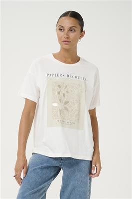 T-SHIRT MANCHE COURTE - KAFFE - 10509598 - 2 COULEURS