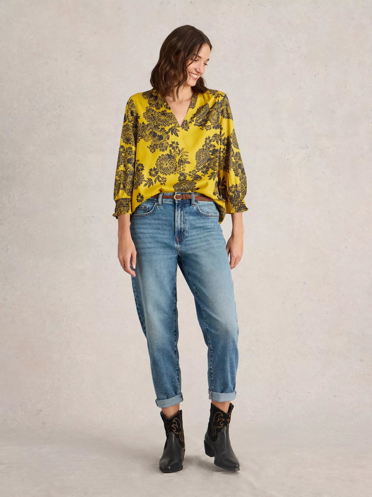 BLOUSE MANCHE 3/4 - WHITE STUFF - 441441