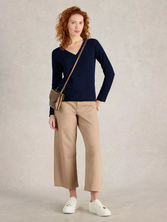 CHANDAIL COL V - WHITE STUFF - 443038