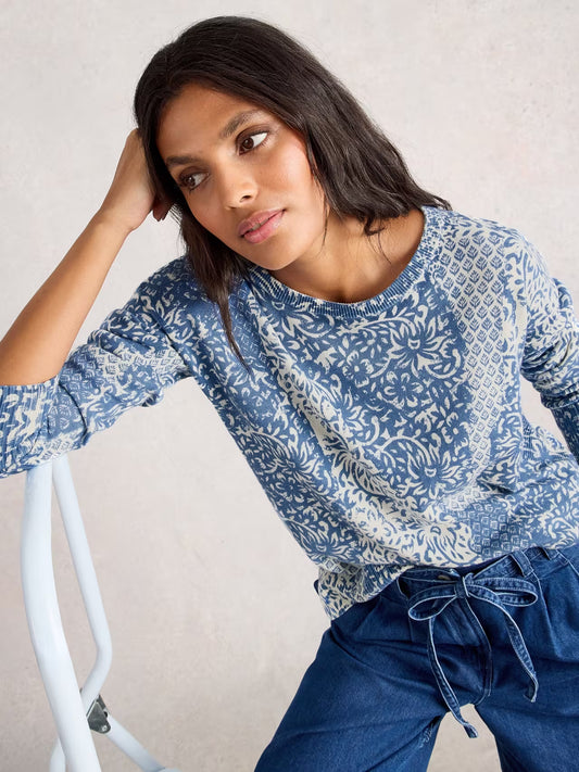 CHANDAIL RAYURES - WHITE STUFF - 444047 - 2 COULEURS