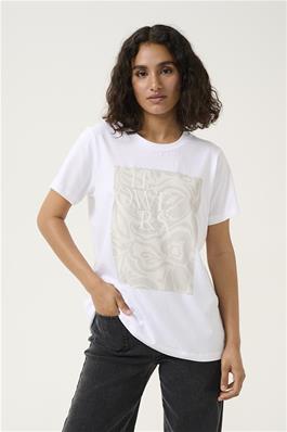 T-SHIRT MANCHE COURTE - KAFFE - 10509438 - 2 COULEURS