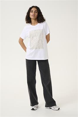 T-SHIRT MANCHE COURTE - KAFFE - 10509438 - 2 COULEURS
