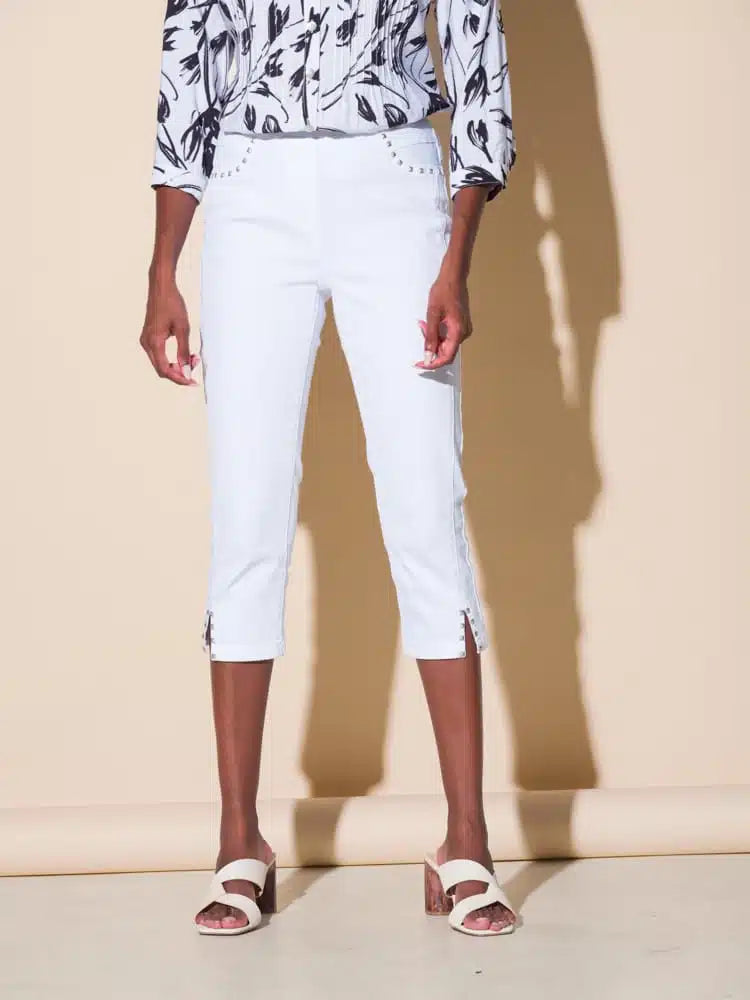 PANTALON CAPRI - ALISON SHERI - A43018 - 4 COULEURS