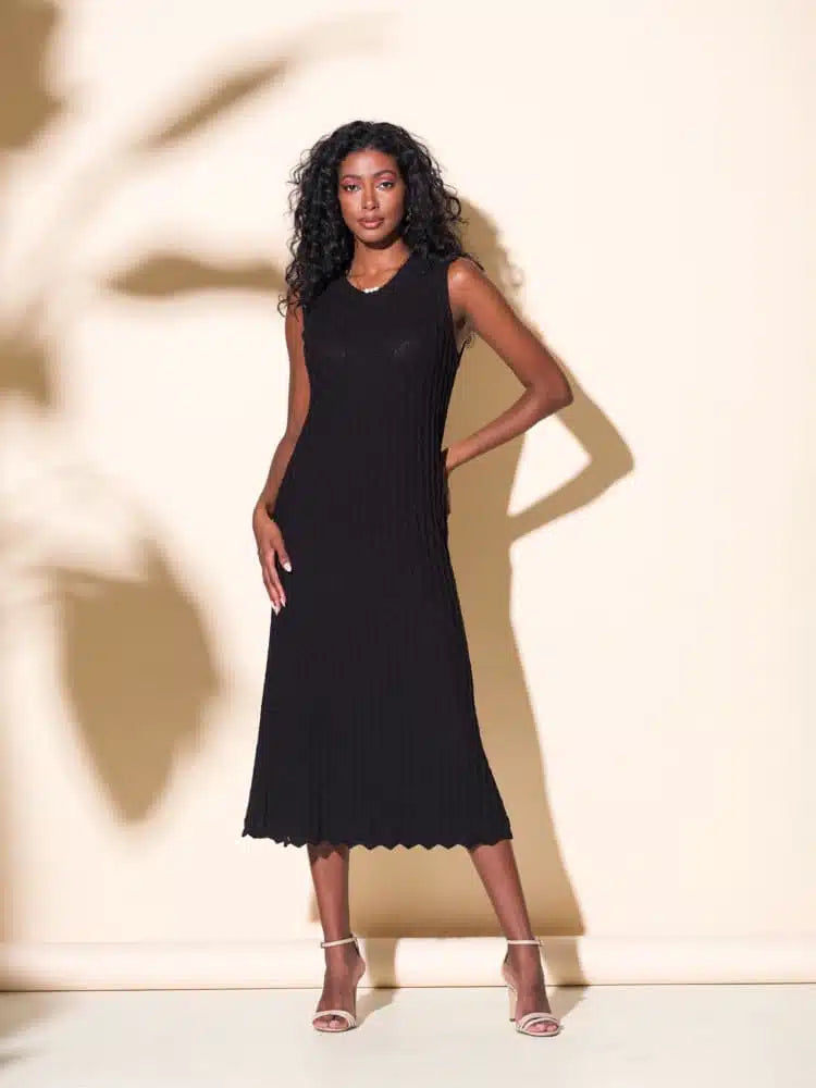 ROBE MI-LONGUE - ALISON SHERI - A43019 - 3 COULEURS