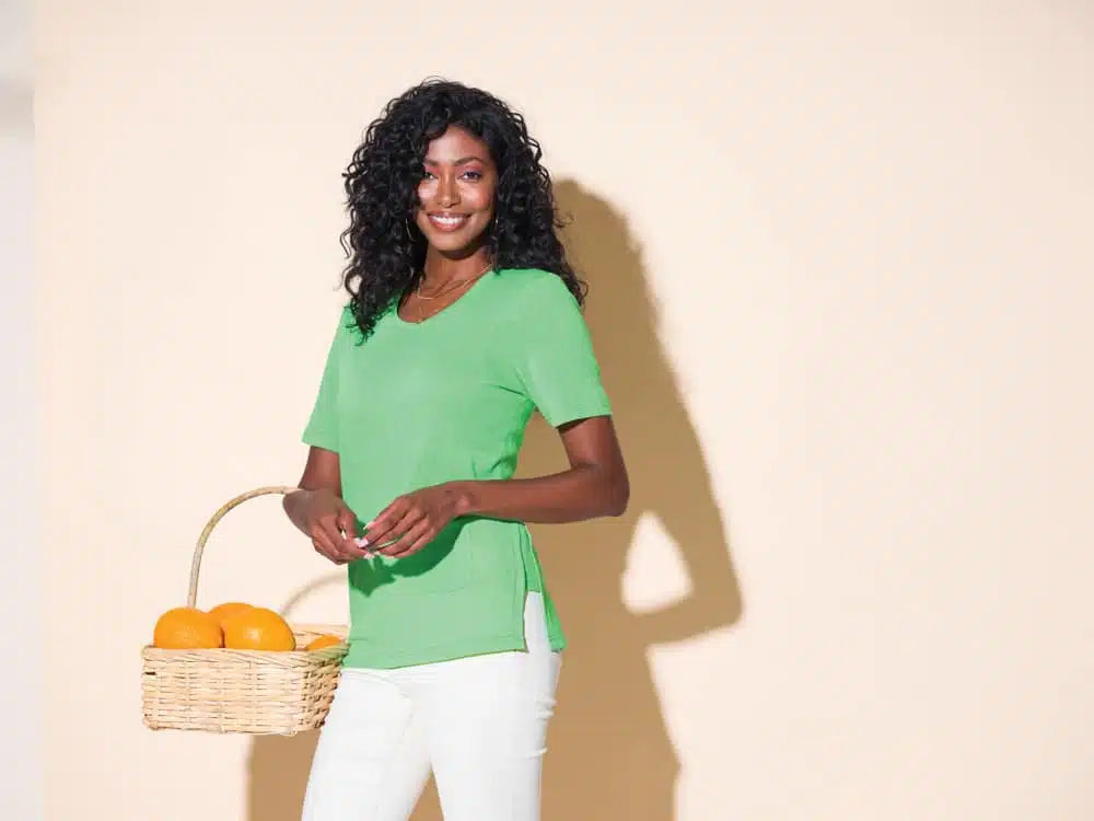 CHANDAIL T-SHIRT - ALISON SHERI - A43050 - 5 COULEURS