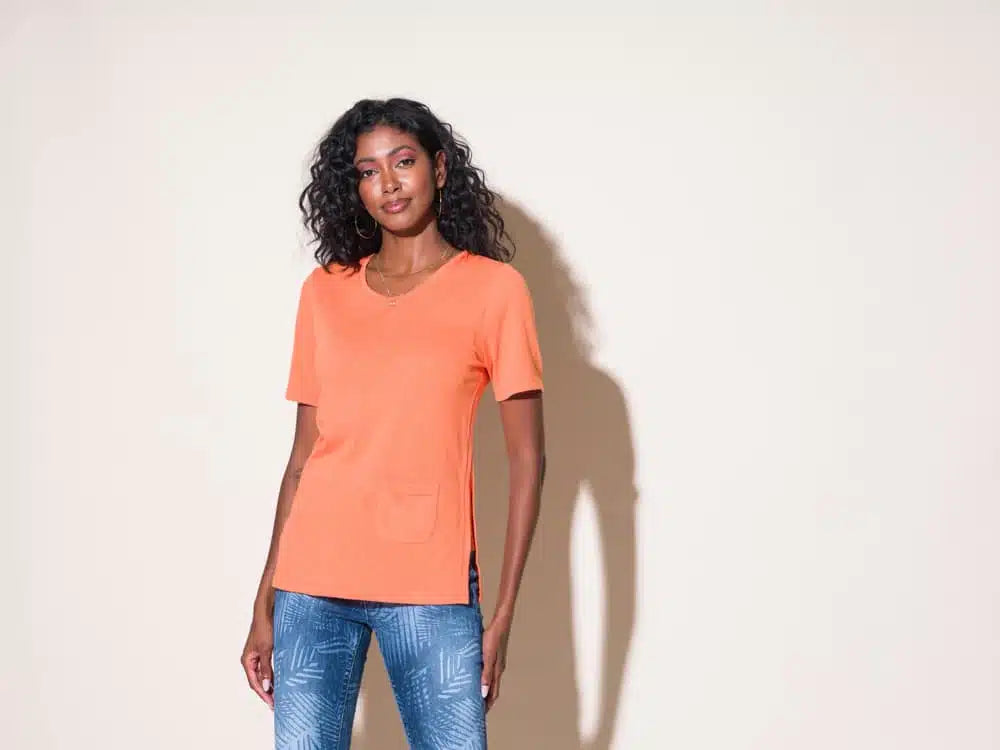 CHANDAIL T-SHIRT - ALISON SHERI - A43050 - 5 COULEURS
