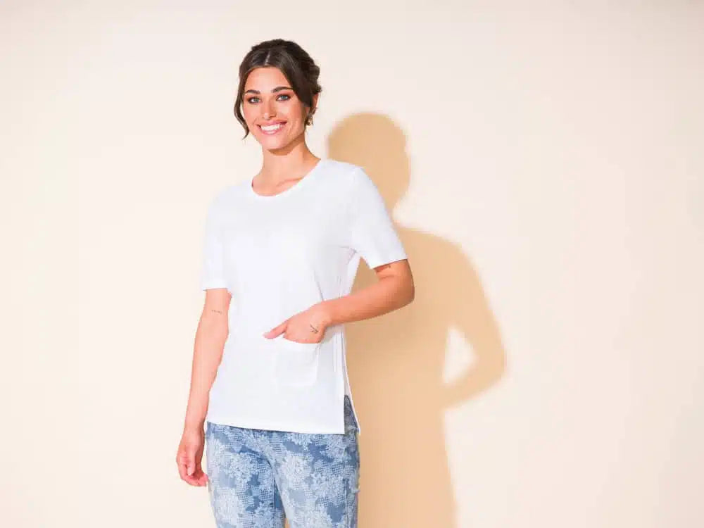 CHANDAIL T-SHIRT - ALISON SHERI - A43050 - 5 COULEURS