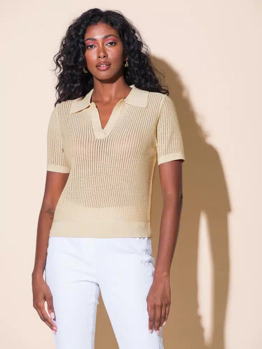 CHANDAIL MAILLES - ALISON SHERI - A43222 - 2 COULEURS