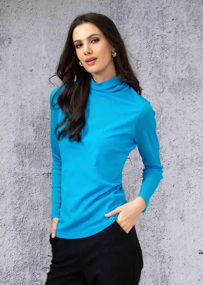 CHANDAIL COL ROULE - ALISON SHERI - A44020 - 4 COULEURS