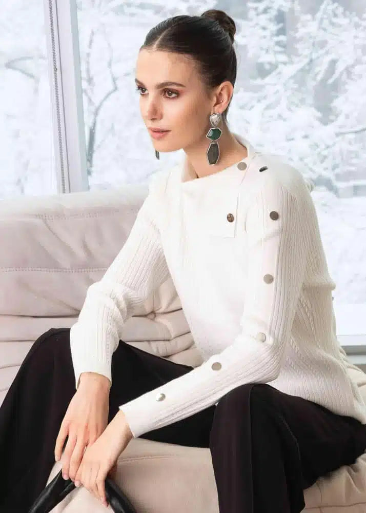 CHANDAIL COL ROULE - ALISON SHERI - A44025