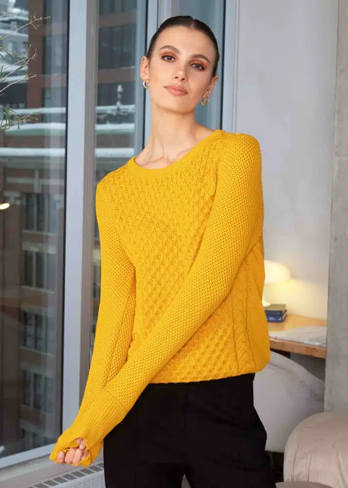 CHANDAIL COL DETACHABLE - ALISON SHERI - A44032 - 3 COULEURS