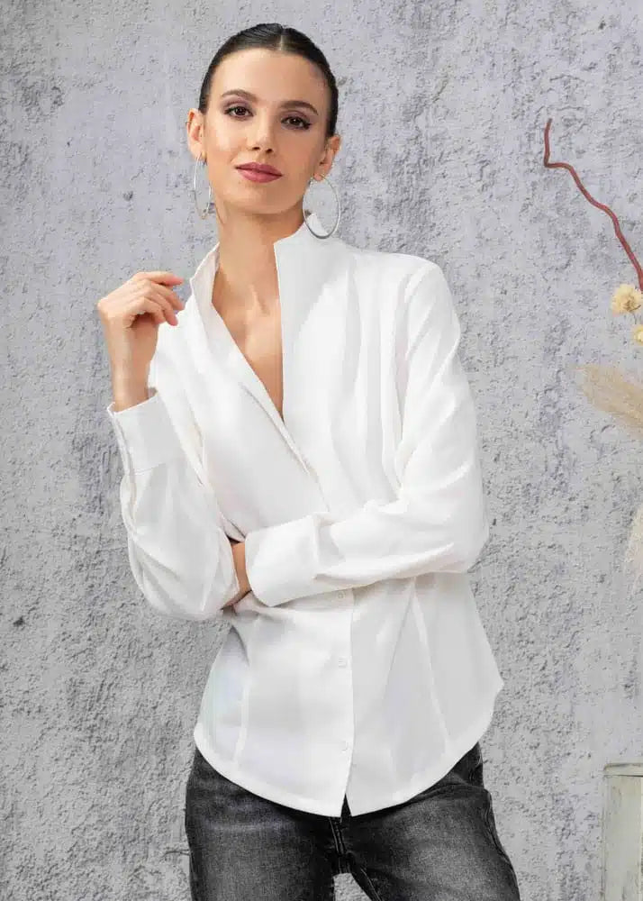 CHEMISE MANCHE 3/4 - ALISON SHERI - A44078 - 2 COULEURS