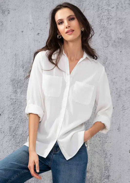 CHEMISE MANCHE 3/4 - ALISON SHERI - A44082 - 3 COULEURS