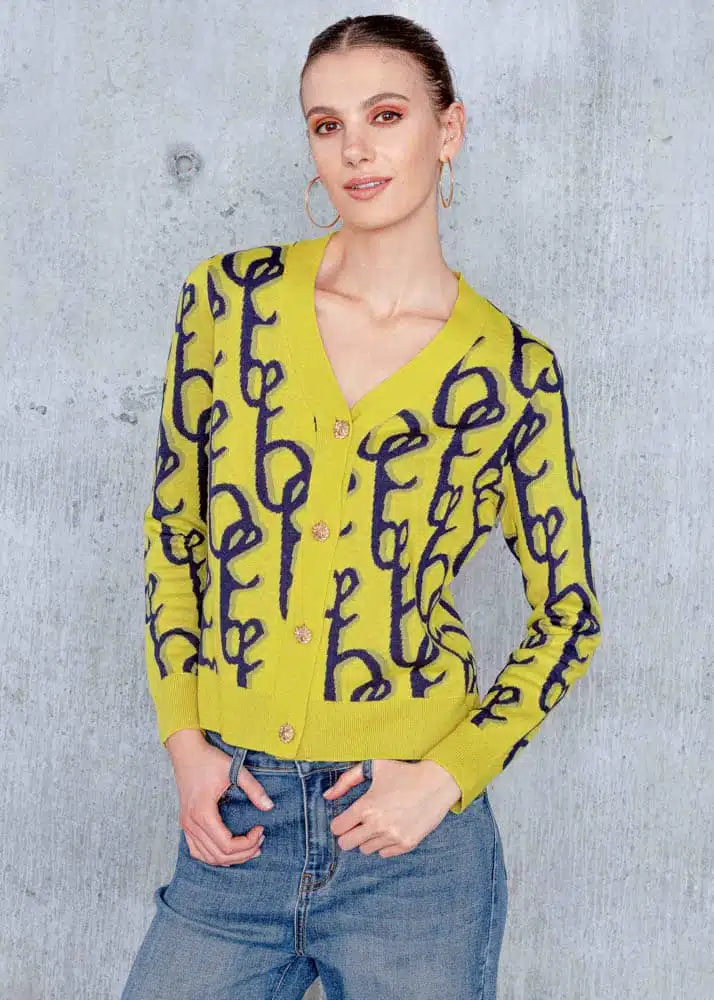 CARDIGAN IMPRIMÉ - ALISON SHERI - A44442