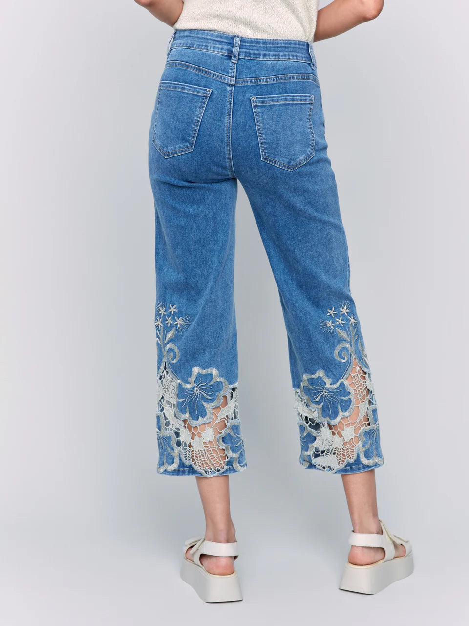 PANTALON DENTELLE - CHARLIE B - C5648.431A
