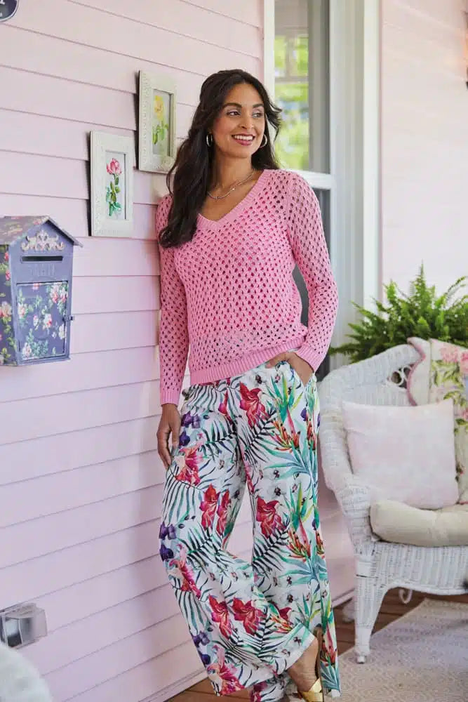 CHANDAIL MAILLES - ELENA WANG - EW32035 - 2 COULEURS