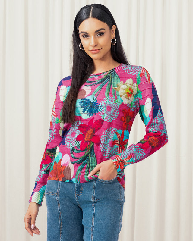 CHANDAIL MANCHE LONGUE - ELENA WANG - EW35035