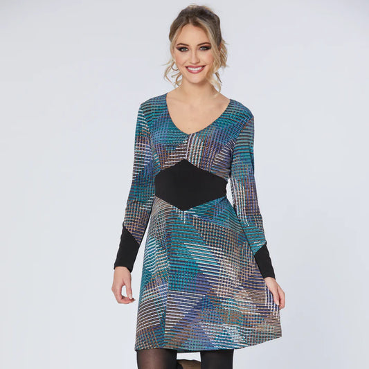 ROBE IMPRIMÉ - LUC FONTAINE DESIGN - EMBERT - AUTOMNE/HIVER 2024