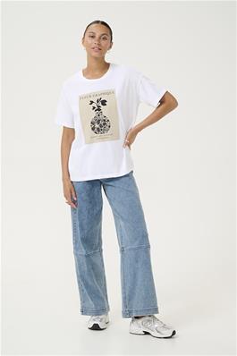 T-SHIRT MANCHE COURTE - KAFFE - 10509598 - 2 COULEURS