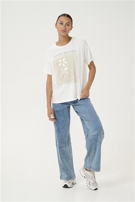 T-SHIRT MANCHE COURTE - KAFFE - 10509598 - 2 COULEURS