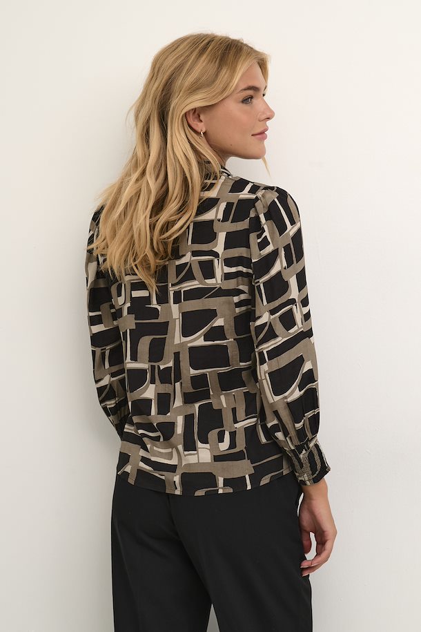 CHEMISE IMPRIMÉ - KAFFE - 10508183 - 2 COULEURS