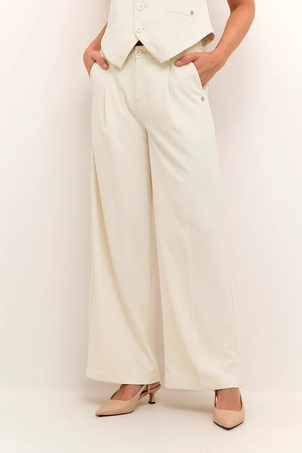PANTALON AMPLE - CREAM - 10612349