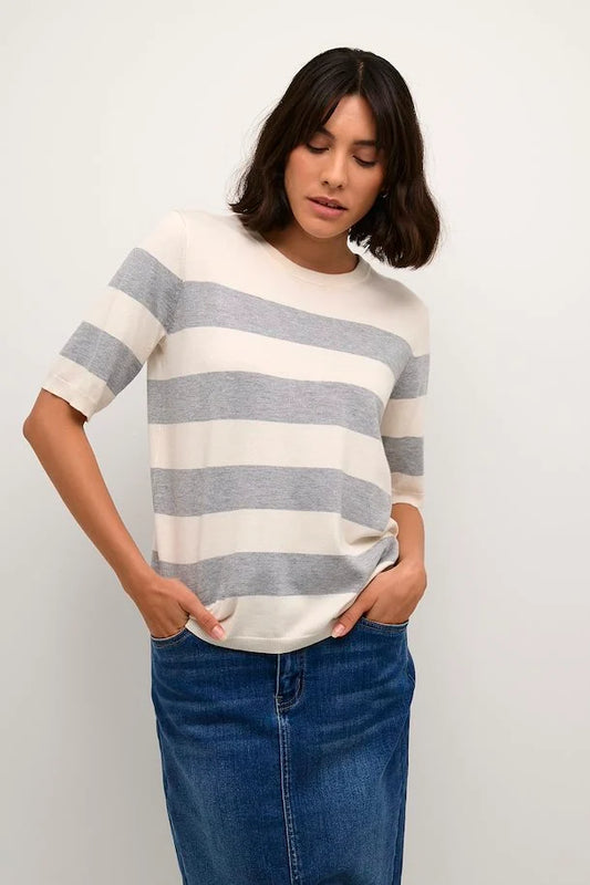 T-SHIRT RAYÉ - KAFFE - 10508410 - 4 COULEURS