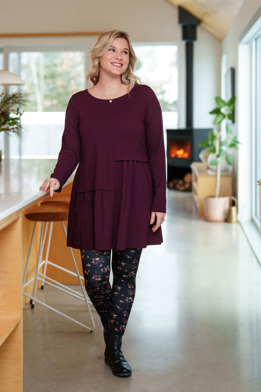 TUNIQUE MANCHE LONGUE - RIEN NE SE PERD - ARGOUSIER