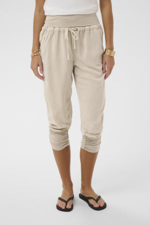 PANTALON CAPRI - CREAM - 10604697