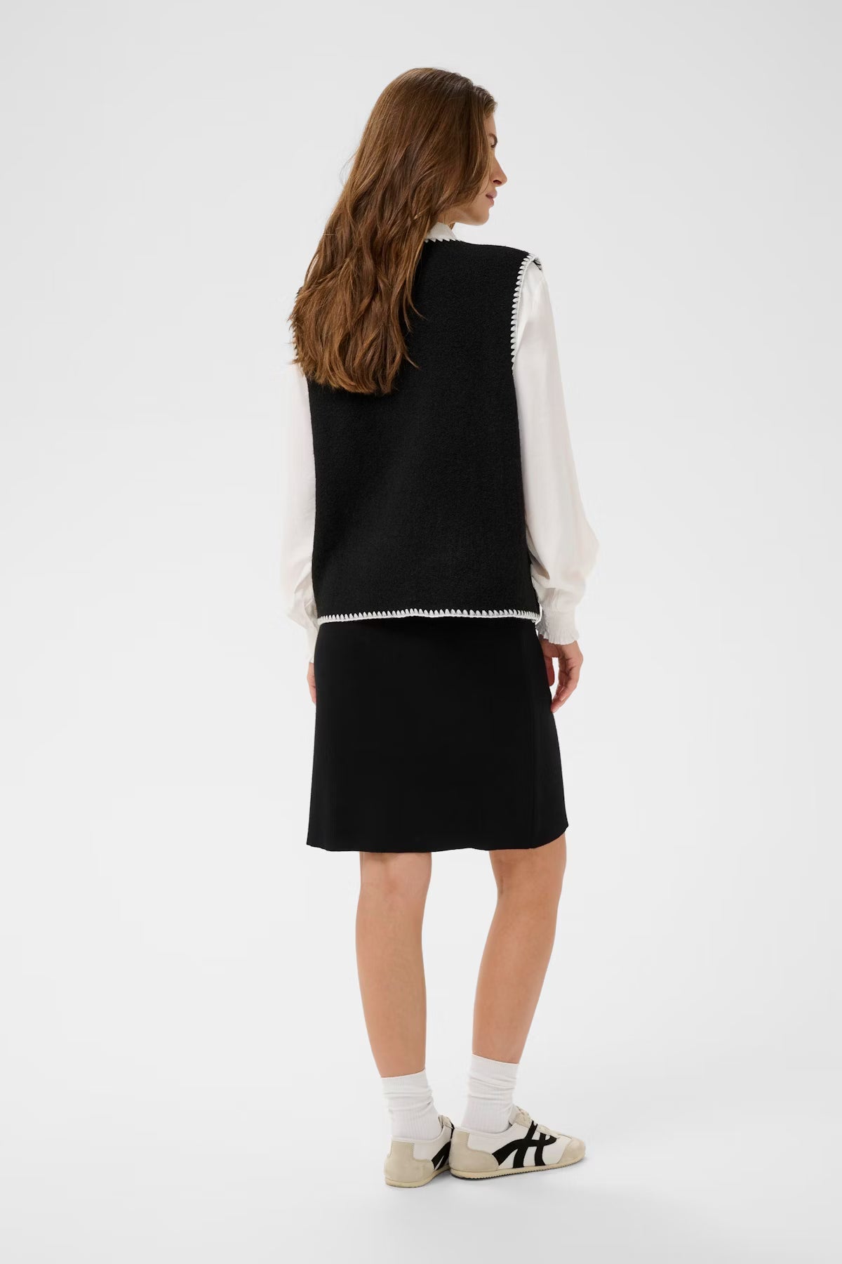 VESTE SANS MANCHE - CREAM - 10614304