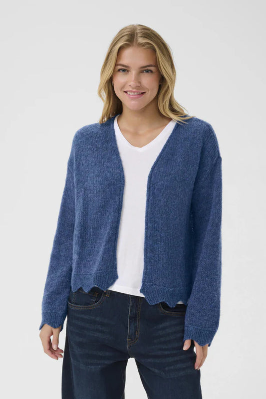 CARDIGAN M LONGUE - CREAM - 10614335 - 2 COULEURS