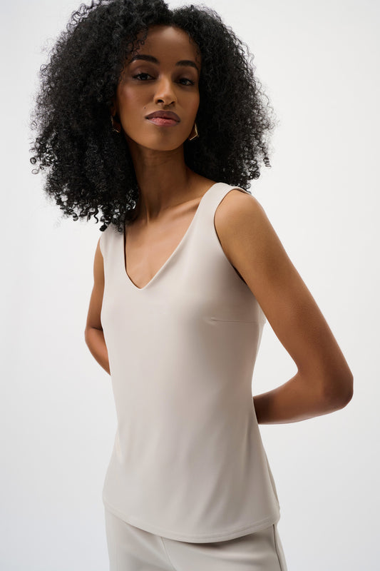 CAMISOLE CLASSIQUE ENCOLURE EN V - JOSEPH RIBKOFF - 201546 - 5 COULEURS