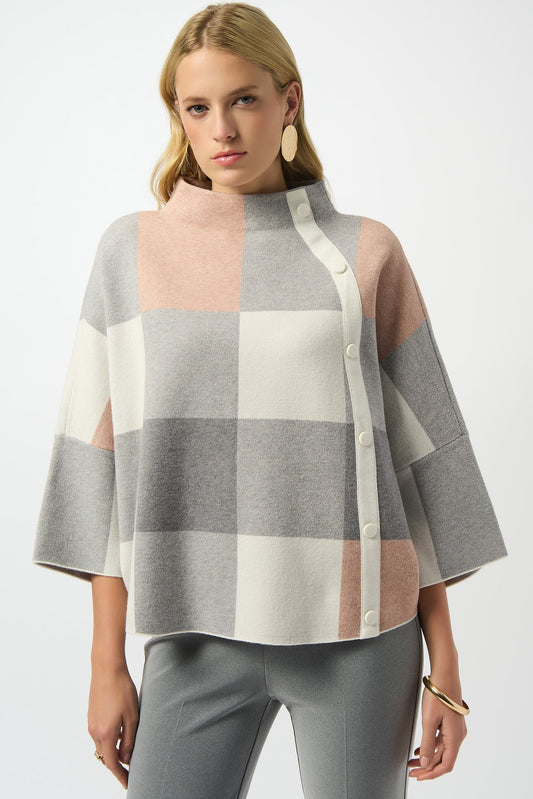 TOP MANCHE 3/4 - JOSEPH RIBKOFF - 243948F25 - 2 COULEURS